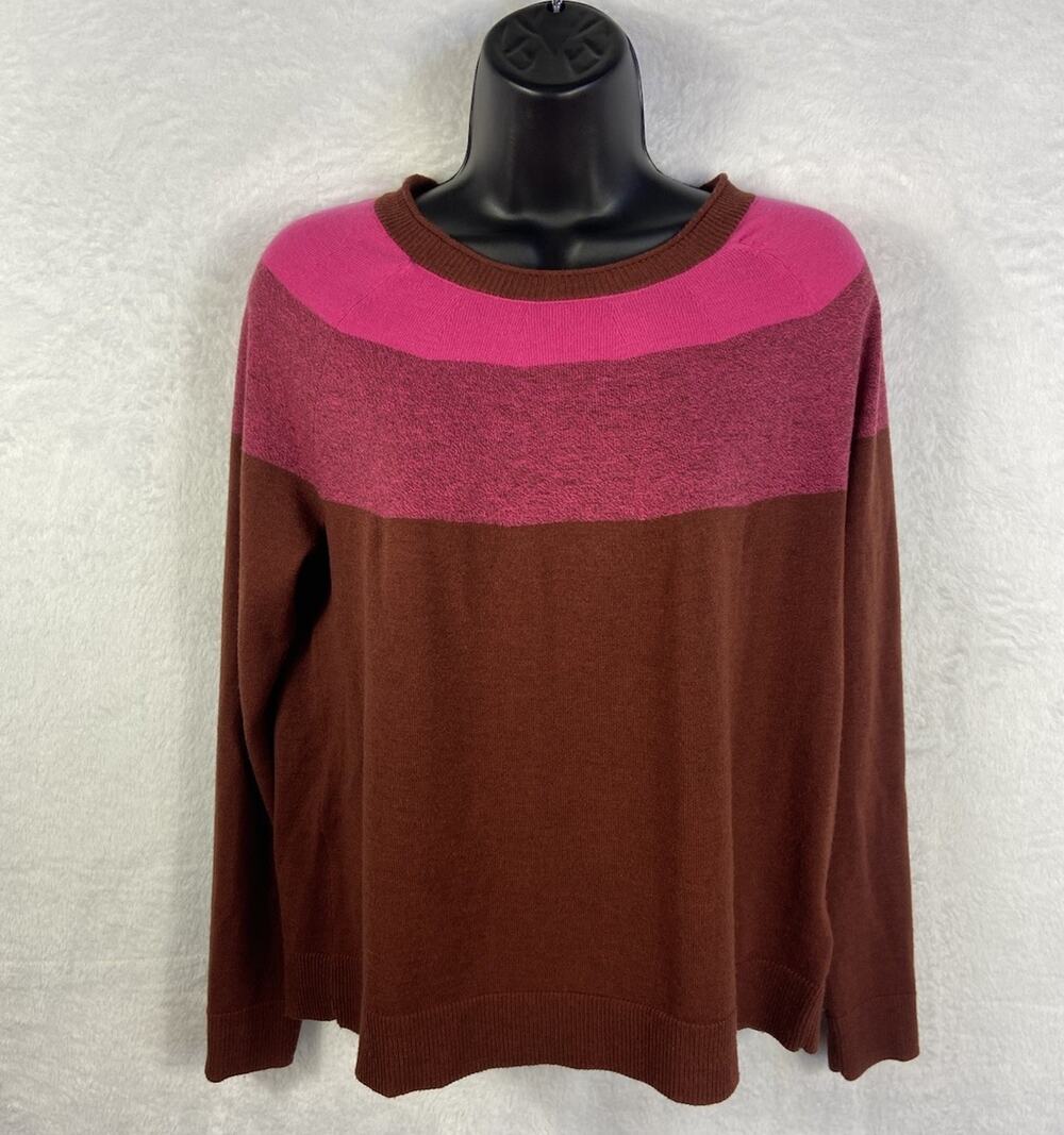 Smartwool Merino Wool Blend Sweater Women’s S May 2023 Colorblock Preppy